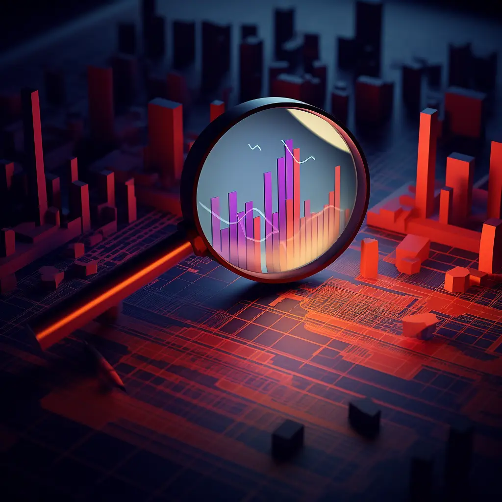 Suurennus lasi joka on emolevyn päällä (hakukoneoptimointi)